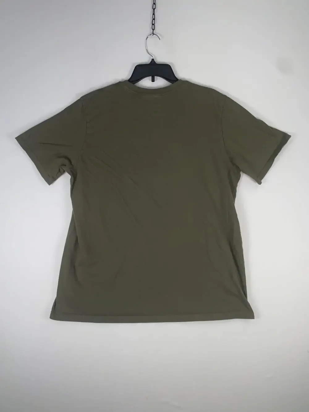 Adidas Shirt Mens XL Green Big Logo Graphic Tee T-Shirt Casual Crewneck Cotton